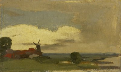 Landschaft mit der Mühle von Wijk bij Duurstede von Willem Arnoldus Witsen