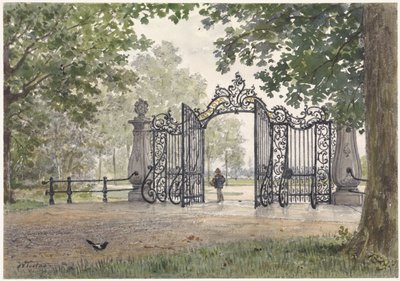 Das monumentale Tor von Vreedenhoff in Nieuwersluis an der Vecht von Willem de Famars Testas