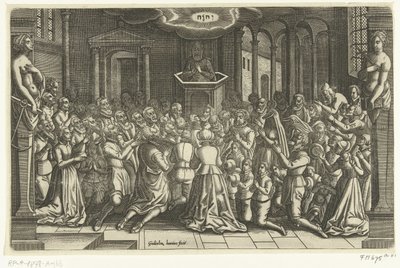 Dank für die Befreiung von Leiden, 1574 von Willem de Haen