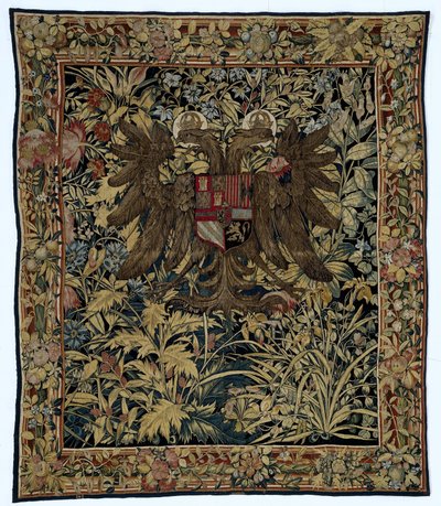 Wandteppich mit dem Wappen von Kaiser Karl V. von Willem de Pannemaker
