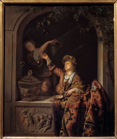 Seifenblasen (Willem Van Mieris) von Willem Van Mieris