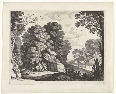Cephalus und Procris (Italienische Landschaften) von Willem van Nieulandt (II)