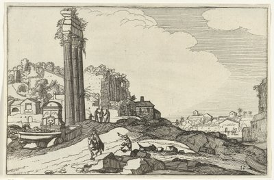 Tempel von Castor und Pollux von Willem van Nieulandt (II)