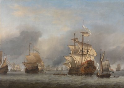 Die Eroberung der Royal Prince von Willem van de Velde (II)
