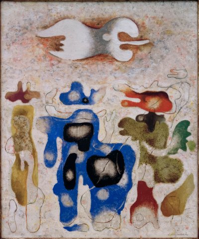 Eidos mit Reihung IV von Willi Baumeister