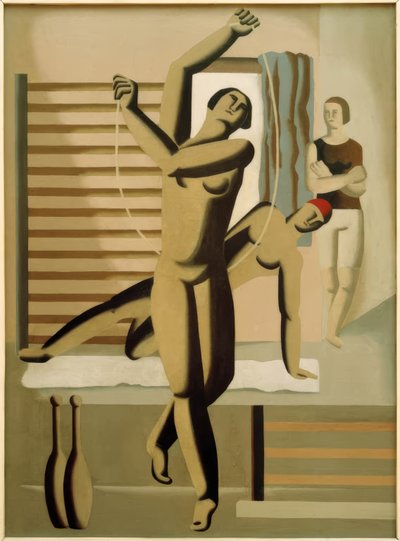 Seilspringerin von Willi Baumeister