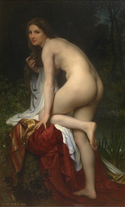 Badende Frau von William-Adolphe Bouguereau