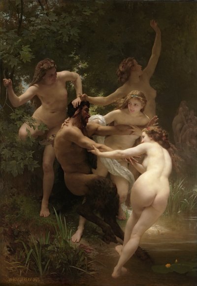 Nymphen und Satyr von William-Adolphe Bouguereau
