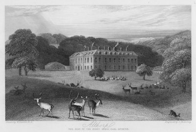 Althorp, der Sitz des Earl Spencer von William (after) Daniell