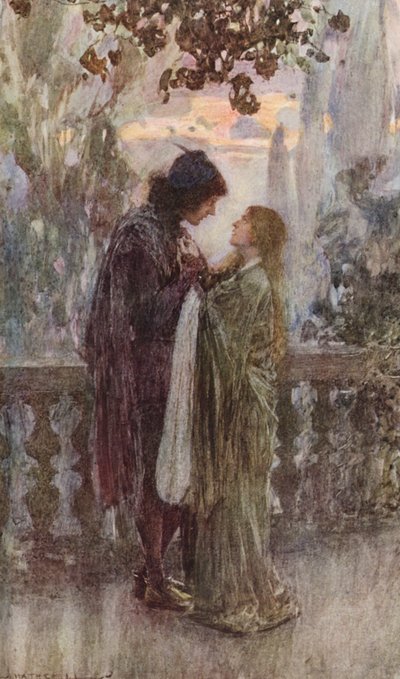 Romeo und Julia von Shakespeare: Akt III, Szene V von William (after) Hatherell