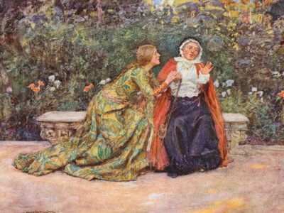 Shakespeares Romeo und Julia: Akt II, Szene V von William (after) Hatherell