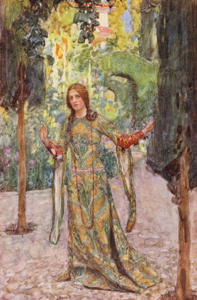 Shakespeares Romeo und Julia: Akt II, Szene V von William (after) Hatherell
