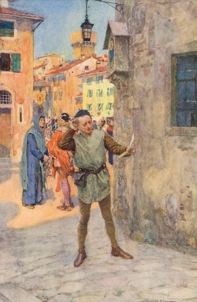 Shakespeares Romeo und Julia: Akt I, Szene II von William (after) Hatherell