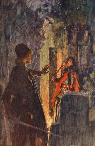 Shakespeares Romeo und Julia: Akt V, Szene III von William (after) Hatherell