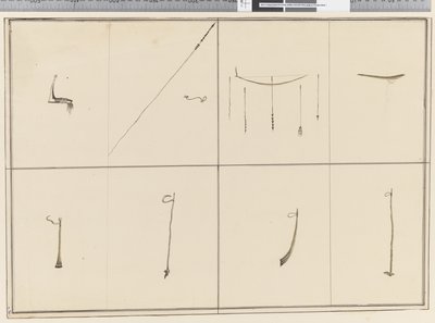 Seite 36 Einheimische Waffen. Unsigned, untitled and undated von William (attr. to) Hodges