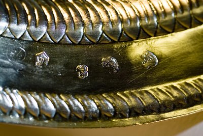 Charles II Salver auf Fuß von William (attr. to) Normal