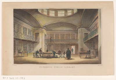 Bibliothek von Plymouth von William Alexander Le Petit