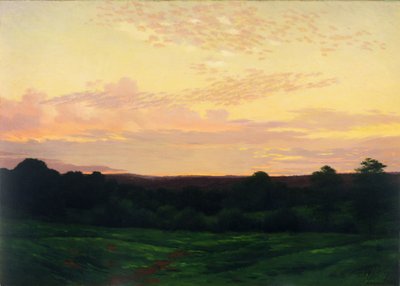 Abend, Somerset Valley, Pennsylvania, ca. 1898 von William Anderson Coffin