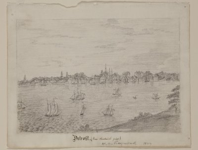 Detroit, ca. 1837 von William Asa Raymond