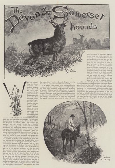 Die Devon und Somerset Jagdhunde von William Barnes Wollen