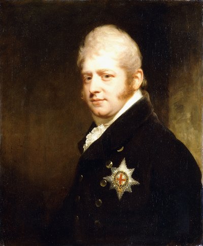 Porträt von Prinz Adolphus Frederick, Herzog von Cambridge, Brustlänge mit dem Stern des Hosenbandordens, 1808 von William Beechey