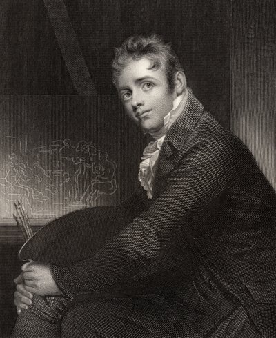 Sir David Wilkie, graviert von H. Robinson, aus 