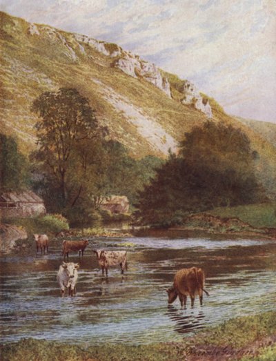 Am Wye, Upper Dale Farm, Monsal Dale von William Biscombe Gardner