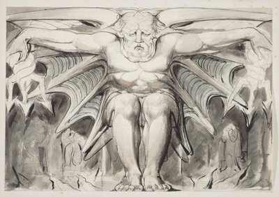 Eine zerstörende Gottheit von William Blake