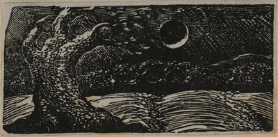 Zerstörter Baum und plattgedrückte Ernten, aus den Pastoralen von Virgil von William Blake
