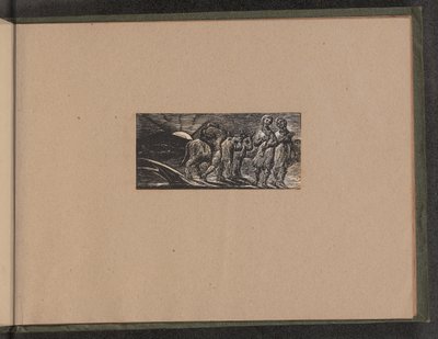 Junge kehrt freudig mit Pflug und Ochsen zurück von William Blake