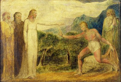 Christus heilt Bartimäus von William Blake