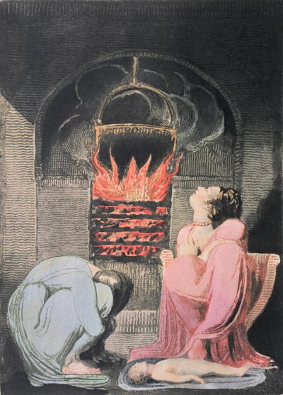 Europa eine Prophezeiung; Hungersnot, 1794 von William Blake