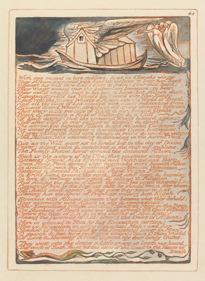 Jerusalem, Platte 44 von William Blake