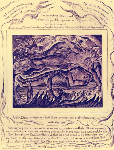 Das Buch Hiob Illustrationen von William Blake von William Blake