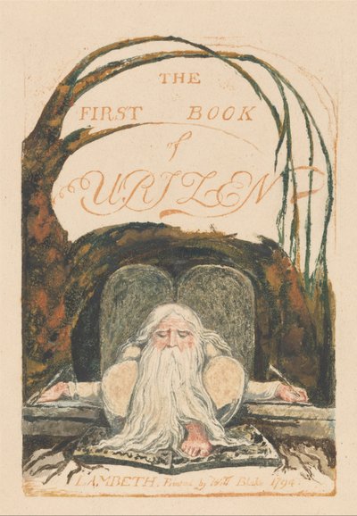 Das erste Buch Urizen, Tafel 1, Das erste Buch Urizen. (Bentley 1) von William Blake