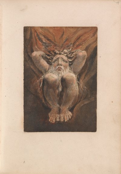 Das erste Buch von Urizen, Tafel 21 (Bentley 16) von William Blake