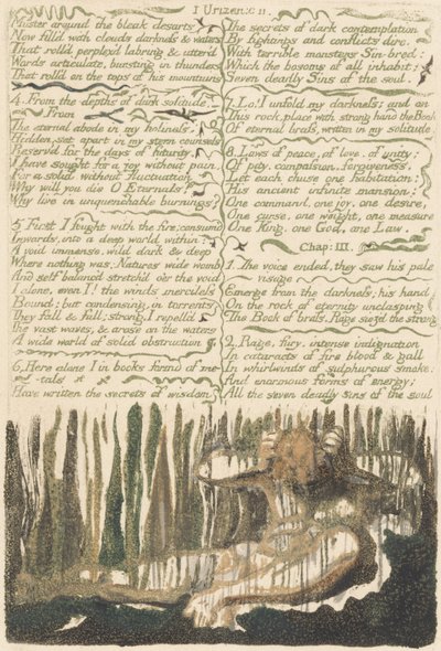 Das erste Buch von Urizen, Platte 4, 