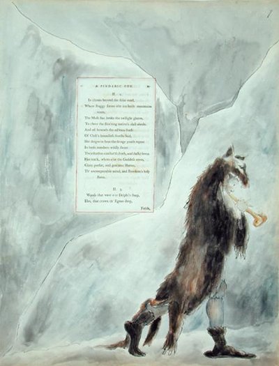 Der Fortschritt der Poesie, eine pindarische Ode, aus 