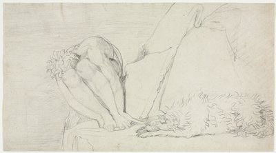 Der Gedanke an den Tod allein, die Angst zerstört, um 1795 von William Blake