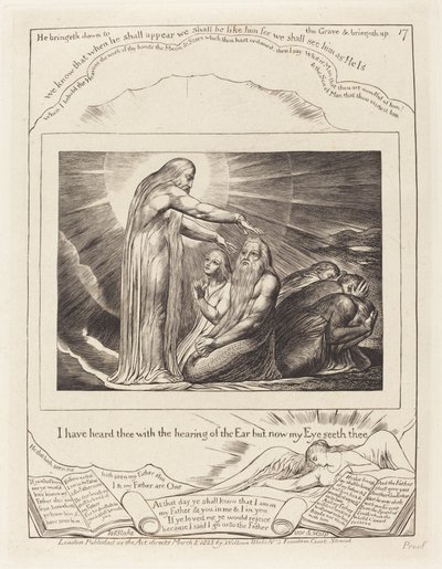 Die Vision von Gott von William Blake