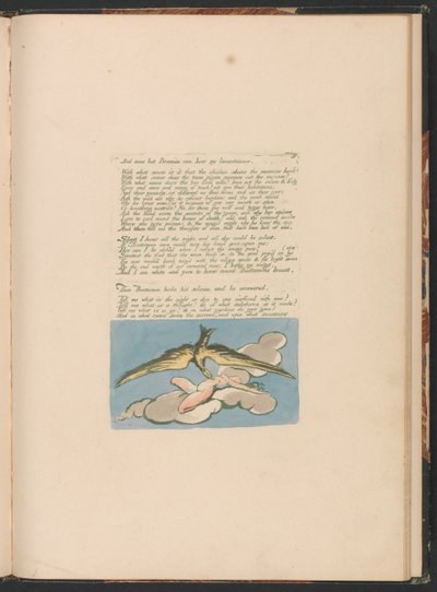 Visionen der Töchter Albions, Tafel 6, Und niemand außer Bromian... von William Blake