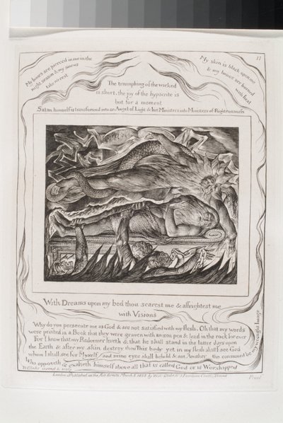 Mit Träumen auf meinem Bett erschreckst du mich von William Blake