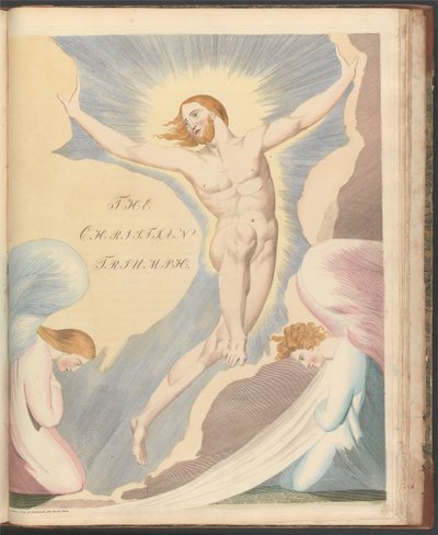 Youngs Nachtgedanken, Seite 65, Nacht die Vierte, Der christliche Triumph von William Blake