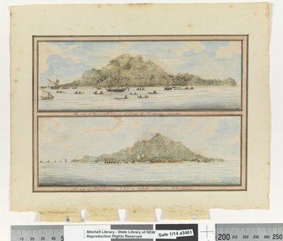 Gegenüber S. 276. `NE. Seite von Hummock Island, südliches Ende von Mindanoo. August 1791