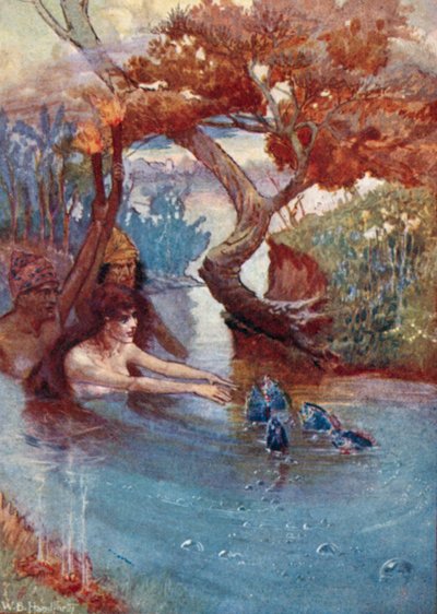 Illustration für Vathek, Eine Arabische Erzählung, von William Beckford von William Bradshaw Handforth