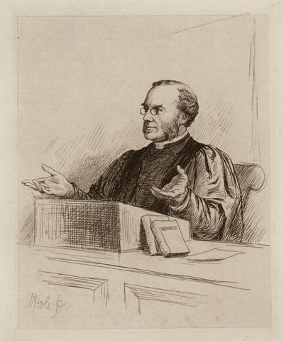 Malcolm Campbell Taylor, Professor für Theologie und Kirchengeschichte (Gravur) von William Brassey (after) Hole