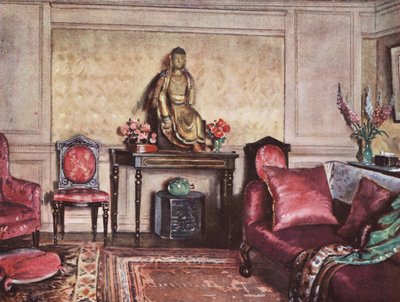 Inneneinrichtung: Ein Einrichtungsschema zeigt eine erfolgreiche Verwendung von Rosa von William Bruce Ellis Ranken