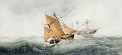Annäherung an das Wrack, 1837 von Clarkson Frederick Stanfield
