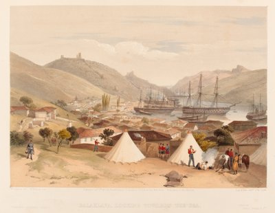 ?Balaklawa mit Blick auf das Meer?, 1855 von William Crimea Simpson