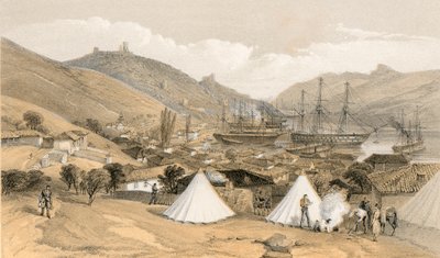 Balaklawa, Blick zum Meer von William Crimea Simpson